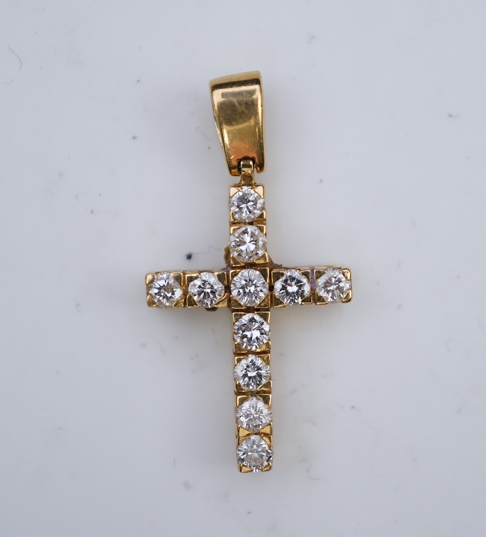 A diamond pendant